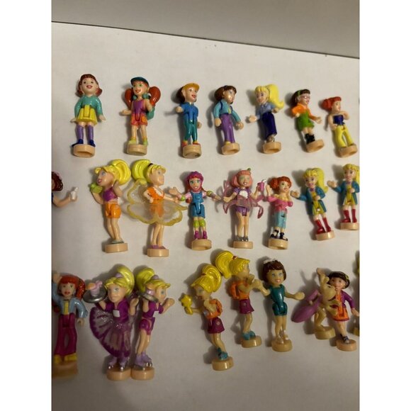 Vintage Late 90s early 2000s Polly Pocket Figures, lot Of 35 - Picture 5 of 7